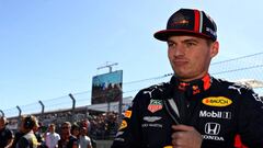 AUSTIN, TEXAS - NOVEMBER 03: Max Verstappen of Netherlands and Red Bull Racing prepares to drive on the grid before the F1 Grand Prix of USA at Circuit of The Americas on November 03, 2019 in Austin, Texas.   Mark Thompson/Getty Images/AFP
 == FOR NEWSPAPERS, INTERNET, TELCOS &amp; TELEVISION USE ONLY ==