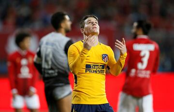 Kevin Gameiro scored a second half hat trick to turn the game around for Atleti.