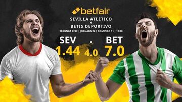 Sevilla Atlético vs. Betis Deportivo: horario, TV, estadísticas, clasificación y pronósticos