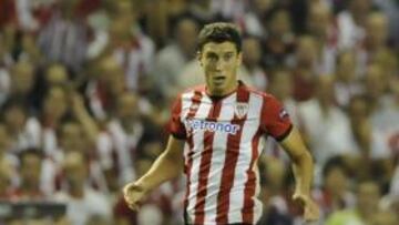 <b>IMPONENTE. </b>Bielsa ha destapado todas las virtudes de Óscar de Marcos, un futbolista con gran motor.