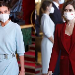 Isabel Díaz Ayuso eclipsa a la Reina Letizia en el desfile del 12 de octubre