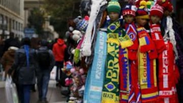 Todo está preparado en las calles de Chile para el inicio de la Copa América 2015.