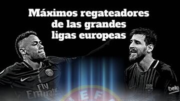 Neymar y el Barcelona, los que más regatean en Europa