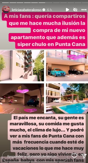 La lujosa ltima adquisicin de Leticia Sabater