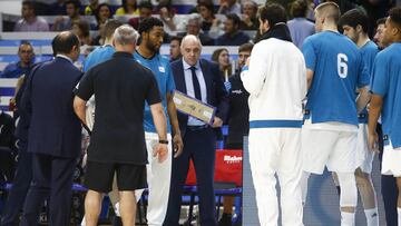 Laso: "Hemos preferido no arriesgar y jugar con diez"