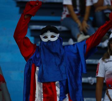 La hinchada llegó a acompañar al Junior de Barranquilla en el primer partido de la final de la Liga Águila II. 