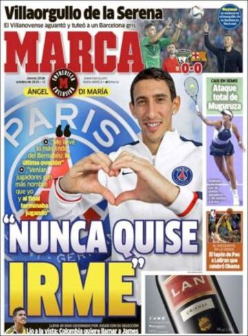 Portadas de la prensa mundial