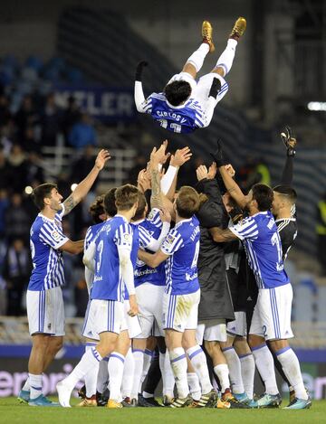 20/12/17 PARTIDO PRIMERA DIVISION
REAL SOCIEDAD - SEVILLA
MANTEO CARLOS VELA DESPEDIDA