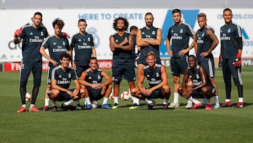 05/09/18 ENTRENAMIENTO DEL REAL MADRID
 
 FOTO GRUPO
 KIKO CASILLA ODRIOZOLA MARCELO BENZEMA MARIANO KEYLOR NAVAS VALLEJO LUCAS VAZQUEZ MARCOS LLORENTE VINICIUS
 
 
 
 ENVIADOAGUSTIN