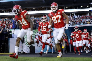 Los Kansas City Chiefs saltaron al Hard Rock Stadium, en la ciudad de Miami