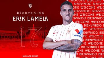 Lamela, nuevo jugador del Sevilla. 