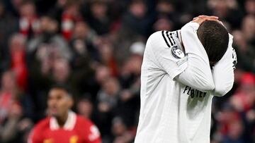 Mal partido de Kylian Mbappé, desangelado, errático y, a ratos, desaparecido.