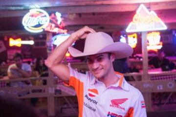 Dani pedrosa en la presentación del GP de Austin.