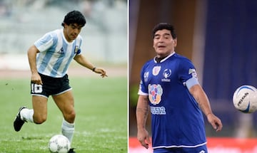 Durante su época de jugador, la forma física de Maradona también fue puesta en duda en varias ocasiones. Pero desde su retirada, allá por octubre de 1997, los excesos hicieron que el cuerpo de la leyenda argentina se transformara completamente. Tanto es así, que en marzo de 2005 se sometió a una operación de reducción de estómago. Desde entonces, ha perdido mucho peso pero se puede decir que aún tiene algunos kilos de más.