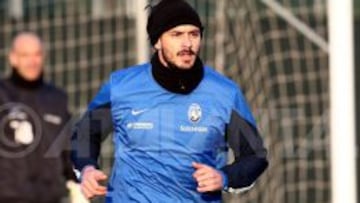 Mauricio Pinilla, delantero de Atalanta. 