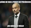 Los memes no tuvieron piedad con Josep Guardiola