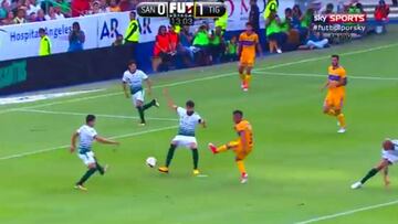 Eduardo Vargas anotó este gol en México: ¡Notable definición!