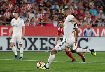 Benzema, 1-2 from the penalty spot.