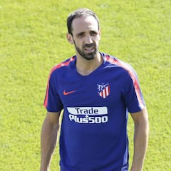 Juanfran vuelve a entrenarse con el grupo y apunta al Eibar