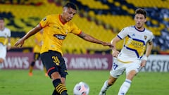 Boca tropezó en Ecuador