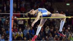 Ruth Beitia fue tercera en altura, en la que venció la rusa Kuchina