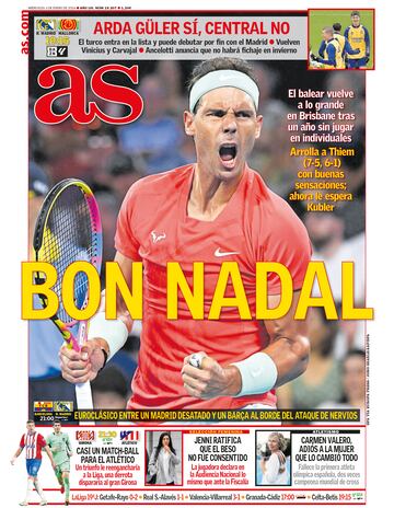 Rafa Nadal a través de las portadas de As