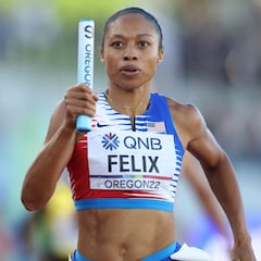 Sorpresón: Allyson Felix regresa a por su 20ª medalla