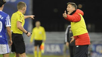 Berizzo, ante la Real. 