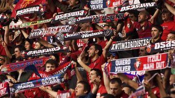 El Sadar rozar&aacute; el lleno para llevar en volandas a Osasuna ante el N&agrave;stic.
 