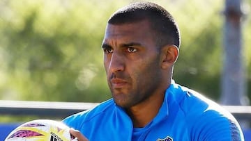 Wanchope Ábila, concentrado para jugar contra Racing