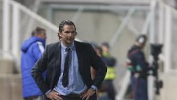 Pizzi, durante el partido.