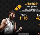 Real Madrid vs. Virtus Bolonia: horario, TV, pronósticos, estadísticas y clasificación