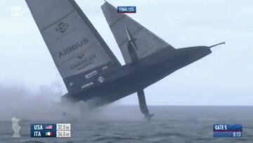 Voló por encima del agua: el espectacular accidente en la Copa América