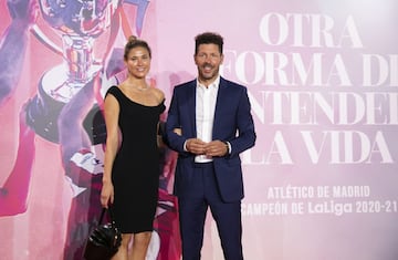 Carla Pereyra y Diego Simeone.