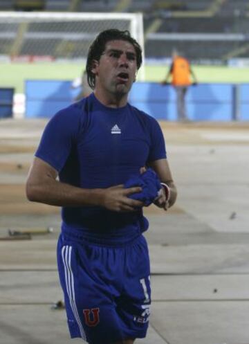 Marcelo Salas jugó un excelente partido en aquella tarde de 2008, cuando "colgó" los botines tras el triunfo ante Cobreloa.