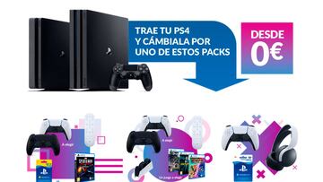 Trae tu PS4 a GAME y cámbiala por nuevos packs de PS5 con juegos y accesorios