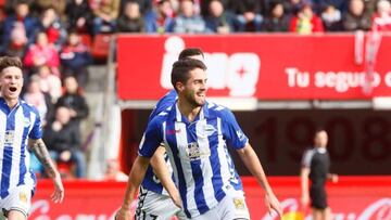 Rubén Sorbino , jugador del Alavés, durante un partido.