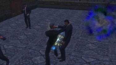 El combate en Frame City Killer