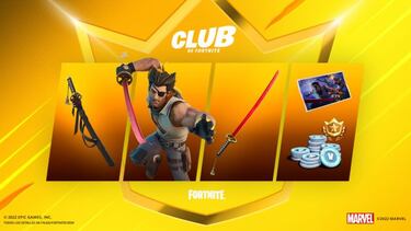 Club de Fortnite agosto 2022: nueva skin Wolverine Cero anunciada