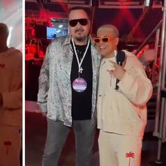 Eduin Caz y Pepe Aguilar se encuentran en los Premios Juventud