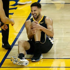 Golpe letal a los Warriors: lesión de rodilla de Klay Thompson