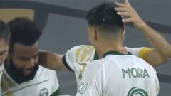 Mora sigue encendido en la MLS: ¡asistencia de túnel!