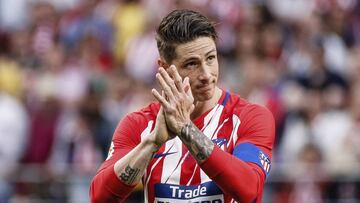 Fernando Torres se despide del Atl&eacute;tico.