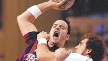 <b>IMPOTENCIA. </b>El Barcelona no pudo con el Portland San Antonio.