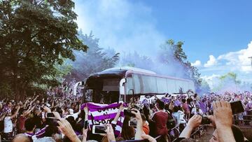 Las peñas de Real Valladolid claman contra la "completa dejadez" de Ronaldo