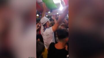 El Aduriz más fiestero entona el himno del Athletic a grito pelado