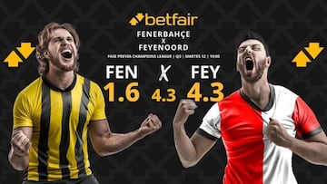 Fenerbahçe SK vs. Feyenoord Rotterdam: horario, dónde ver, pronósticos y cuadro