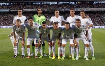 El once del Real Madrid.