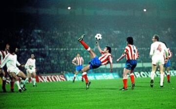 15 de mayo de 1974. Primera Final copa de Europa. Estadio de Heysel en Bruselas. Bayern de Munich-Atltico de Madrid. El conjunto aleman forz el partido de desempate en la prrroga. 