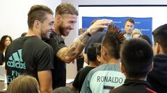 Ramos, Marcelo, Modric y Kovacic disfrutaron con los niños en un acto publicitario en USA